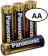 Panasonic Batteries AA-4 pcs