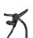 Double Strap-on for Women, Silicone, Black - 15.5 cm