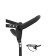 Double Strap-on for Women, Silicone, Black - 15.5 cm