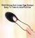 Silicone Weareable Vibrating Egg, USB Rechargeable 10 Vibrating Modes - Black
