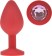 Anal Silicone Butt Plug Small - with Color Base / Assorted Colors