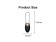 Silicone Weareable Vibrating Egg, USB Rechargeable 10 Vibrating Modes - Black