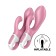 Satisfyer Air Pump Bunny 2 Inflatable Silicone Vibrator - Pink 