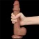9'' Sliding Skin Dual Layer Dong Brown