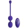 Willie Youth USB Rechargeable Silicone Kegel Balls, Remote Control, 12 Vibrating Modes - Violet