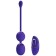 Willie Youth USB Rechargeable Silicone Kegel Balls, Remote Control, 12 Vibrating Modes - Violet
