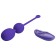 Willie Youth USB Rechargeable Silicone Kegel Balls, Remote Control, 12 Vibrating Modes - Violet