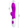 Pretty Love - Snappy Rabbit Silicone Vibrator - Purple