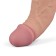 10" REAL SOFTEE Rechargeable Vibrating Dildo - Flesh