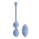 Willie Youth USB Rechargeable Silicone Kegel Balls, Remote Control, 12 Vibrating Modes - Blue