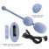 Willie Youth USB Rechargeable Silicone Kegel Balls, Remote Control, 12 Vibrating Modes - Blue