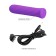 Pretty Love Blanche Vibrator 12 Vibration Modes, Silicone, USB Rechargeable - Purple II