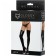 Glossy Shiny Wetlook stockings LOTIS- Black