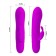Pretty Love CEASAR Silicone Clitoris Vibrator 10 Functions of vibrations-Purple