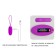 Pretty Love Joanna-Wireless Rechargeable Silicone Bullet Purple
