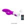 Pretty Love Hyman Purple Rabbit Silicone Vibrator