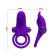 Vibrating Silicone Penis Ring 10 functions of Vibration-Purple-3