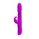 Pretty Love Ward Rechargeable Rabbit Rotatiing & Thrusting Silicone Vibrator