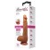 Beautiful Jason 9,9" Dildo Brown