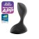 Satisfyer Sweet Seal Rechargeable Anal Silicone Vibrator App-controlled-Black