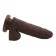 The Glad Eye Real feel 15 cm Dildo-Brown