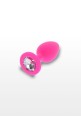 Diamond Booty Jewel Small-Silicone Butt Plug - Assorted Colors