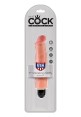 King Cock 7" Vibrating Stiffy-Flesh