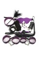 BDSM Kit Pleasure Pack, 10 Piece - Black / Purple