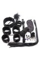 BDSM Naughty Pleasure Set, 10 Piece - Black