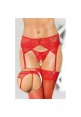 Garterbelt Set 3317 - Red Soft Line Collection