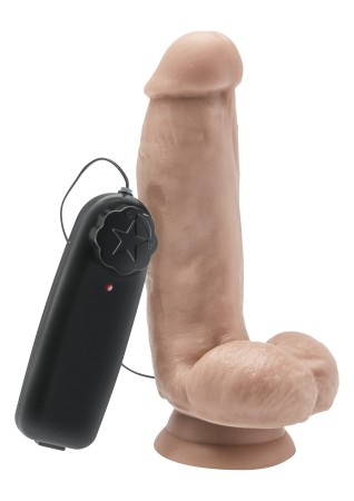 Dildo 6 Inch w. Balls Vibrator