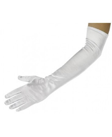 EXTRA LONG SATIN GLOVES