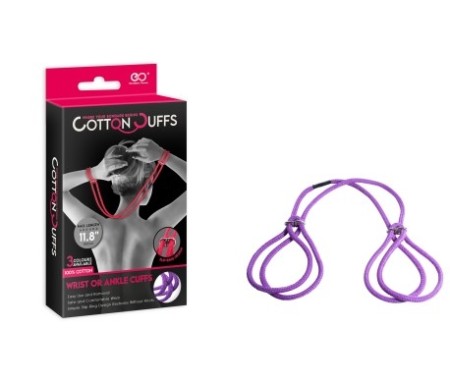 Cotton Cuffs - Purple