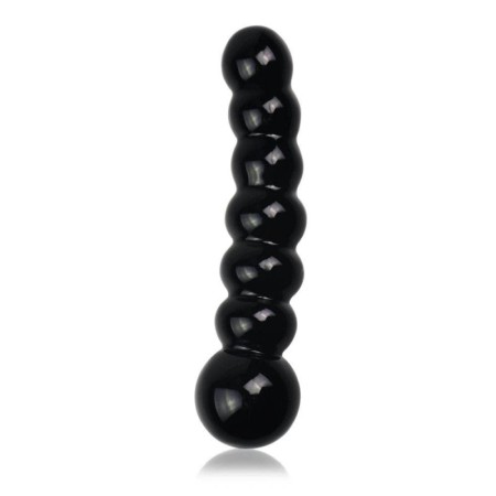 Glass Romance Dildo Black-2