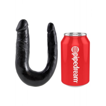 King Cock U-Shaped Small Double Trouble-Black