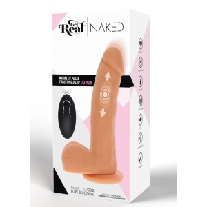 Magnetic Pulse Trusting Dildo-Rechargeable Wireless Silicone Dildo