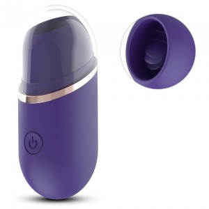 Clitoris Supra Silicone Stimulator 9 Vibration Modes, USB Rechargeable - Purple