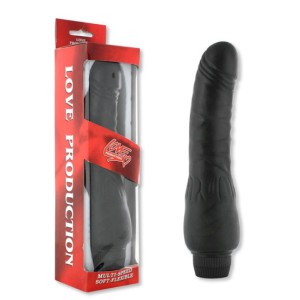 Perfect Pleasures Vibrator Black 23 cm