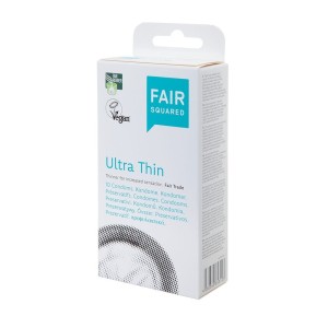 Vegan-Fair Fair Squared Condoms Ultra Thin-10 Pcs