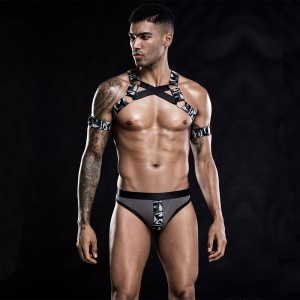 Army Underwear Set Men Top + Bikini + Accessories Brate O/S
