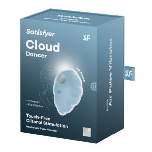 Satisfyer Cloud Dancer Clitoral Rechargeable Stimulator - Blue