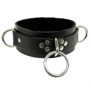 Faux Leather Collar