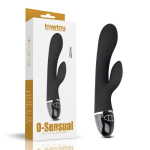 O-Sensual Clit Duo Climax Rechargeable Silicone Rabbit Vibrator