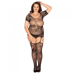 Bodystocking Love My Body, Black - XL/XXL