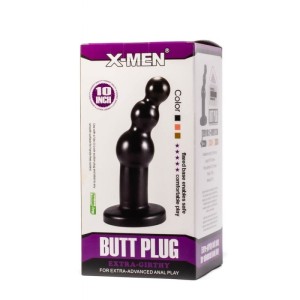 X-MEN 10.63" Extra Girthy Butt Plug Black