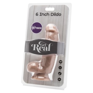 Dildo 6 Inch w. Balls Vibrator