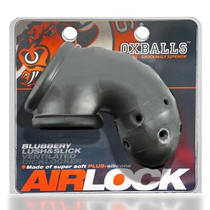 [SIL/TPR] AIRLOCK Air-Lite Vented Chastity Penis Cage