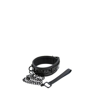 Sinful Collar with Leash- Black