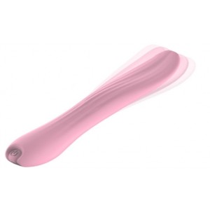 Tiara Tongue USB Rechargeable Vibrator 10 Vibrating Modes Silicone -Pink 17 Cm