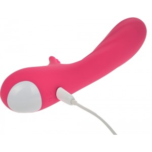 Silicone Vibrator Ivi 9 Vibration Modes USB Rechargeable 19 Cm - Pink